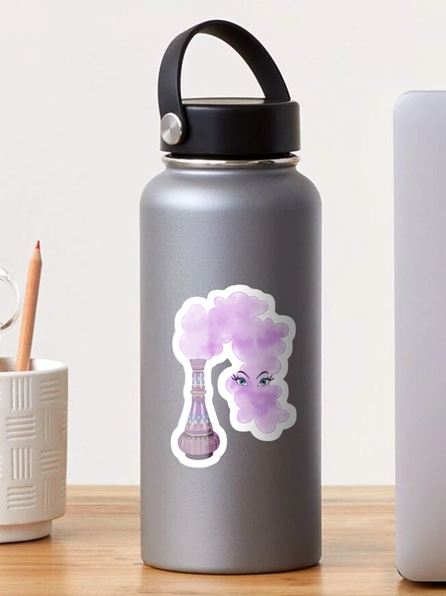 I Dream of Jeannie - Jeannie Bottle with smoke and eyes Sticker