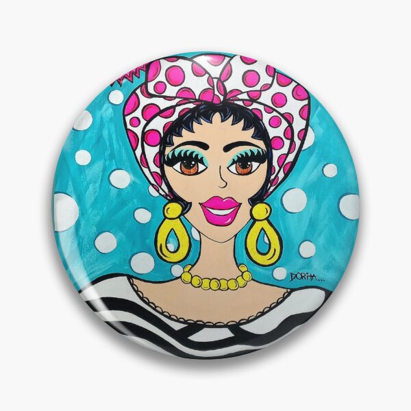 Item preview, Turquoise Bread Girl designed and sold by DoritaArtes.