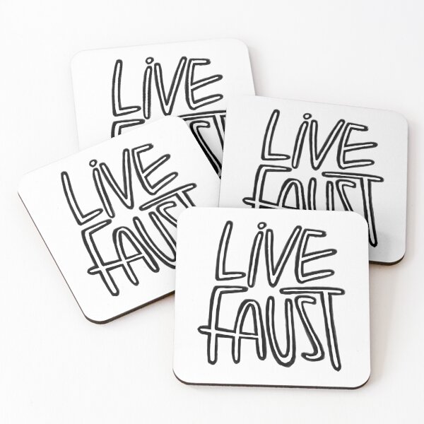 Item preview, Live Fast, Pun, Goethe, Live Faust designed and sold by badlydrawnbabe.