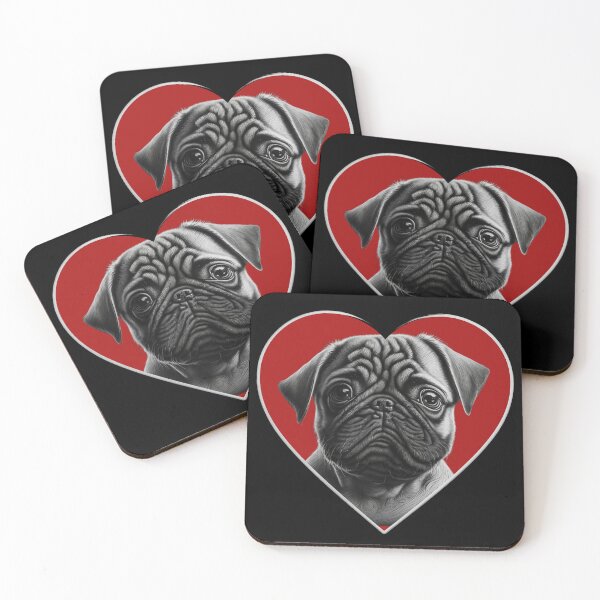 Item preview, Pug Puppy Love designed and sold by SparkleBrush.