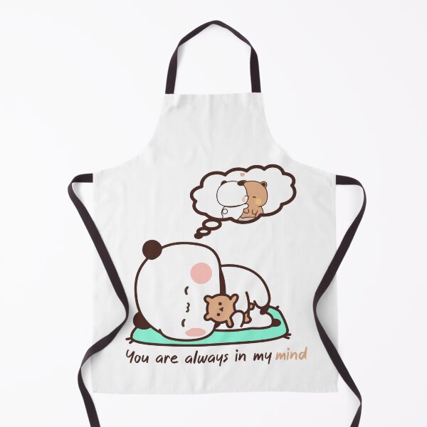 Aperçu de l'œuvre Couple d'ours panda et brownie créée et vendue par STOREMUZAN.