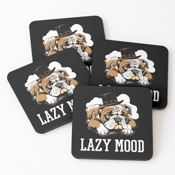 Item preview, Lazy English Bulldog in "Lazy Mood" designed and sold by Studio-Pixel.