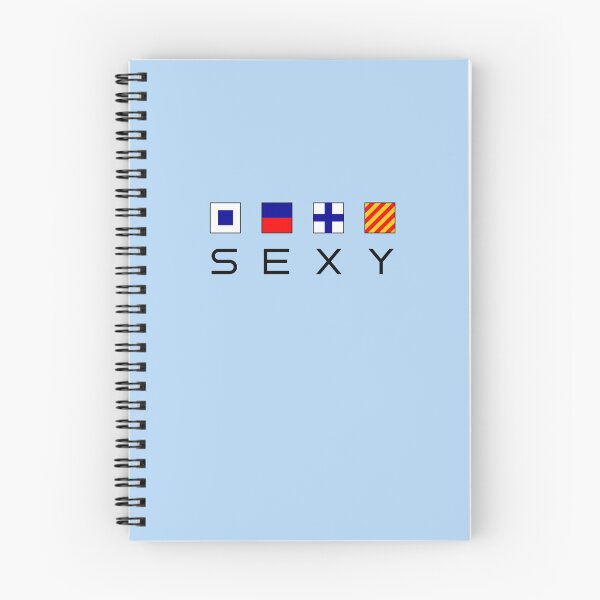 Item preview, Sexy Spelled in Nautical Maritime Flags Light-Color designed and sold by TinyStarAmerica.