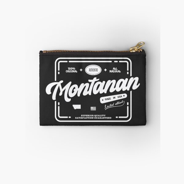 Item preview, Original Montanan White Stamp Fun and Cool Vintage Print designed and sold by semisoberme.