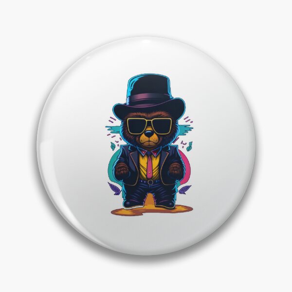 Item preview, Teddy Bear with a serious face designed and sold by Majkel & Majkel.