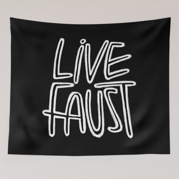 Item preview, Live Fast, Pun, Goethe, Live Faust designed and sold by badlydrawnbabe.