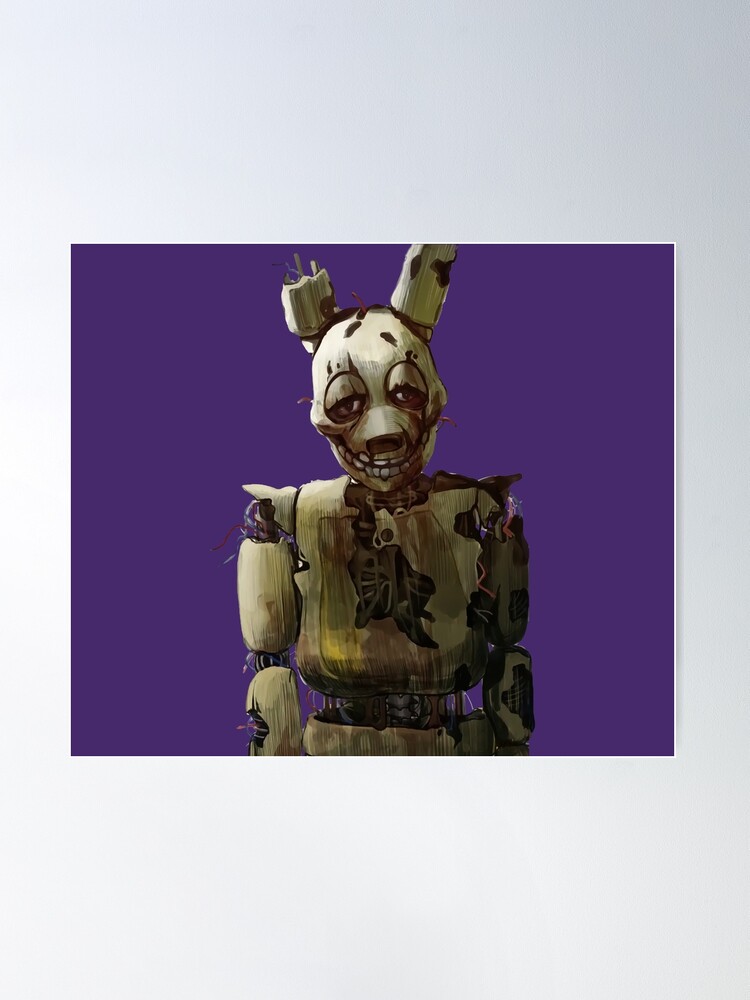 Nightmare Unleashed: Springtrap from FNAF in Art Art Board Print for Sale  by Star S2 Arts