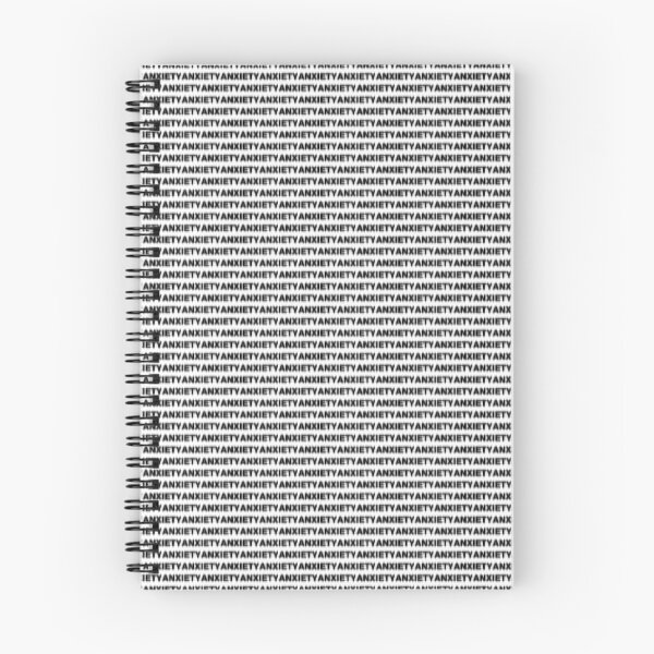 Item preview, anxiety pattern white background designed and sold by MirBer.