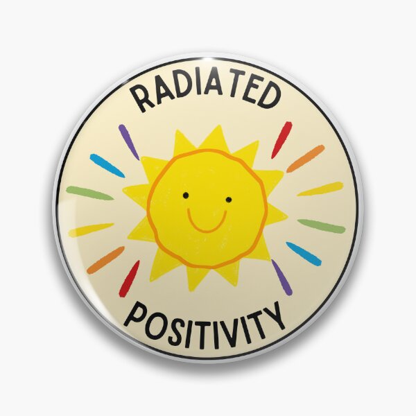 Item preview, Radiated Positivity Sticker designed and sold by andreatpwk.