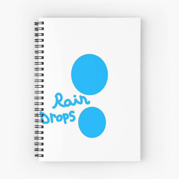 Item preview, A drawing of 2 blue rain drops falling. designed and sold by lukesubbby.