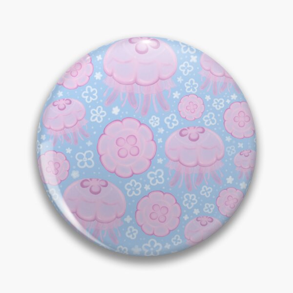 Item preview, pink moon jellyfish pattern designed and sold by OCParthenos.