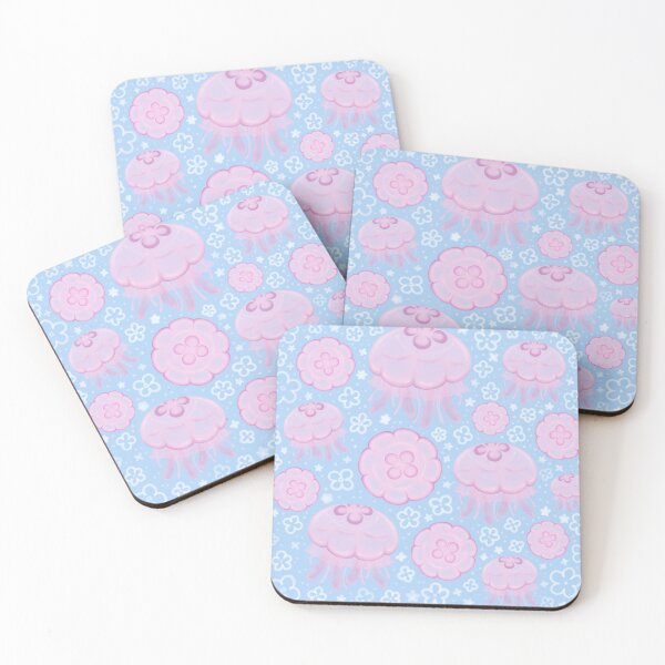 Item preview, pink moon jellyfish pattern designed and sold by OCParthenos.