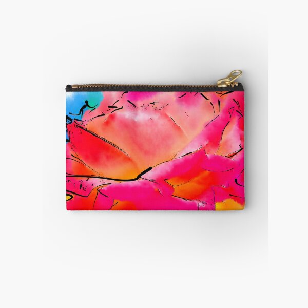 Item preview, Pink and Orange Rose In Abstract Watercolor designed and sold by KirtTisdale.