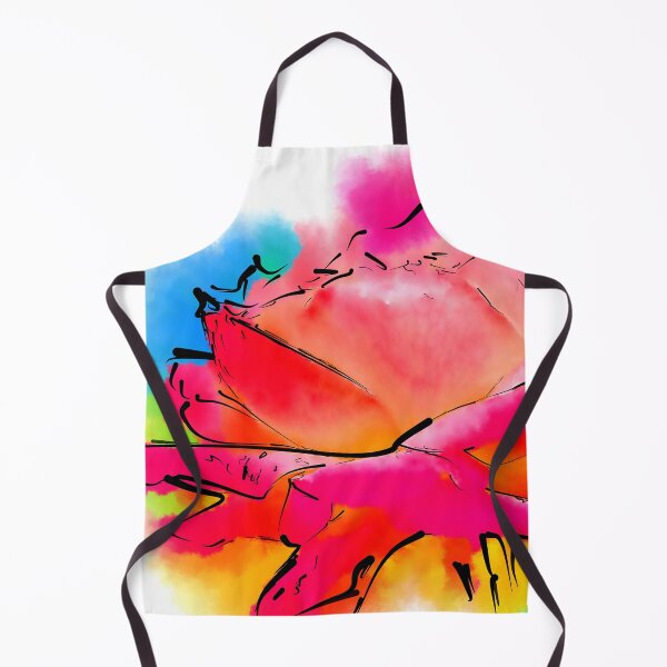 Item preview, Pink and Orange Rose In Abstract Watercolor designed and sold by KirtTisdale.