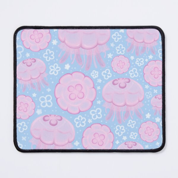 Item preview, pink moon jellyfish pattern designed and sold by OCParthenos.