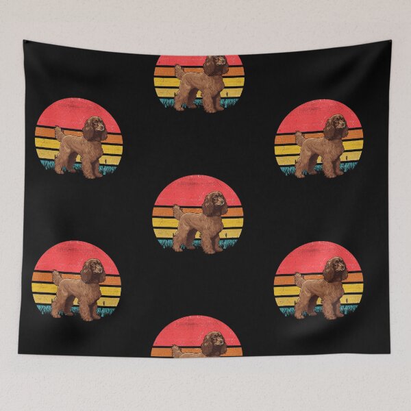 Item preview, Boykin Spaniel Vintage Retro Sunset designed and sold by rafaeltto.