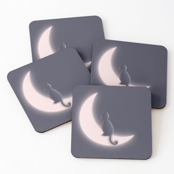 Item preview, Cat on the moon designed and sold by FreeDom-Game.