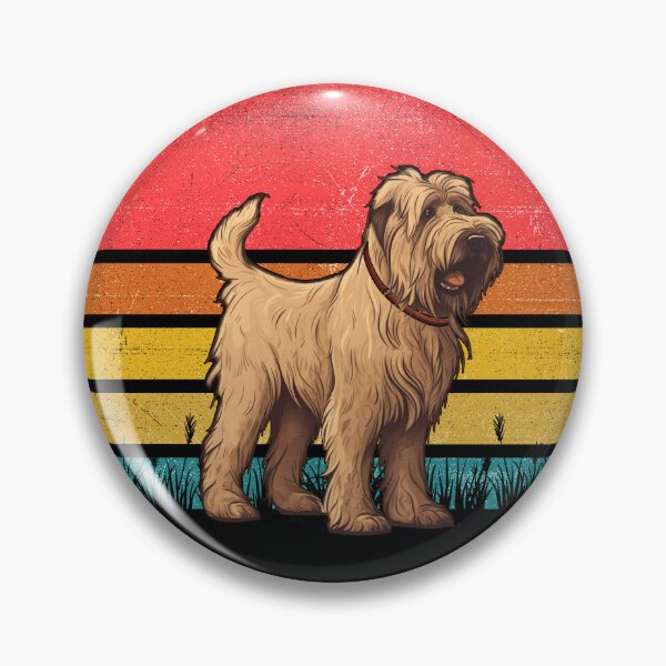 Item preview, Briard Vintage Retro Sunset designed and sold by rafaeltto.