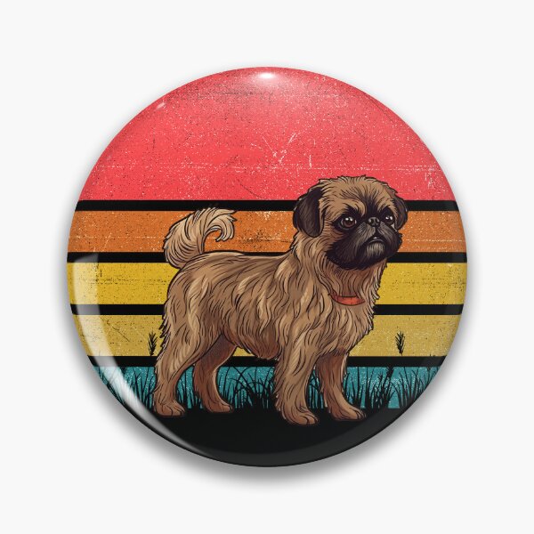 Artikelvorschau, Brussels Griffon Vintage Retro Sunset entworfen und verkauft von rafaeltto.