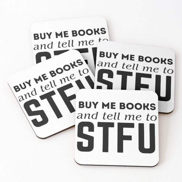 Item preview, Buy Me Books and Tell Me to STFU designed and sold by clevelandchris.