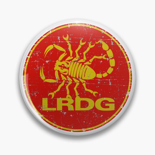 Artikelvorschau, Großbritannien – Abzeichen der Long Range Desert Group (LRDG) – Roundel – Grunge-Stil entworfen und verkauft von pzd501.
