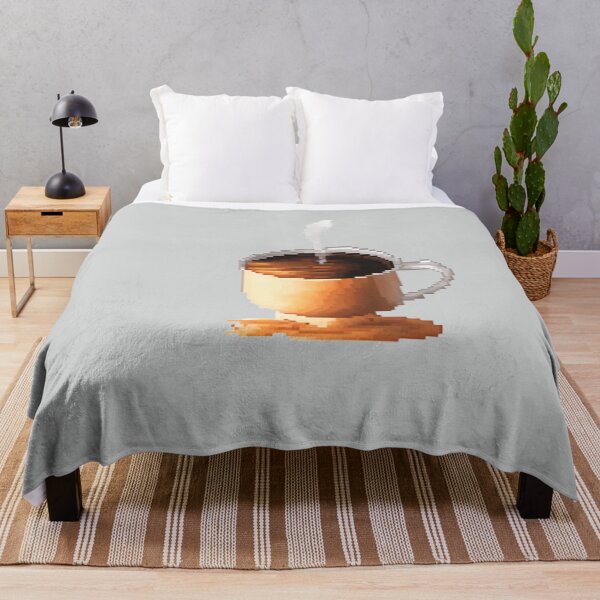 Item preview, Pixel Cup Mug of Coffee Design Print  designed and sold by randomtdesigns.