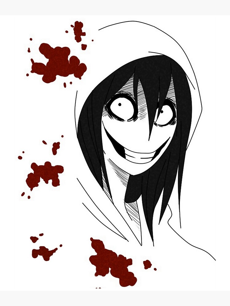 Jeff the Killer, an art print by GlitchWitch.jpg - INPRNT