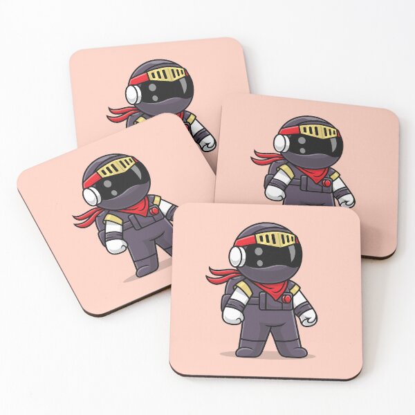 Item preview, Cosmic Ninja: Cute Astronaut Ninja - Cartoon Vector Illustration designed and sold by hjian8219.