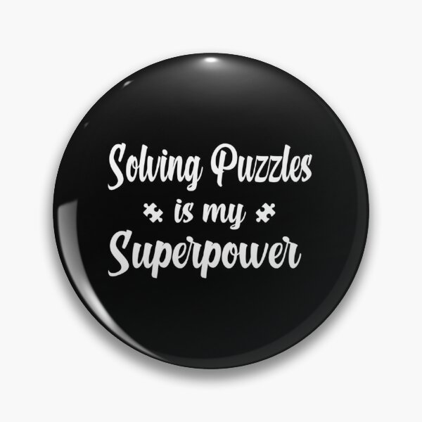Item preview, Solving Puzzles is My Superpower  	 designed and sold by zpgtepzdh23.