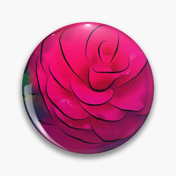 Item preview, Red Camellia Bloom In Abstract designed and sold by KirtTisdale.
