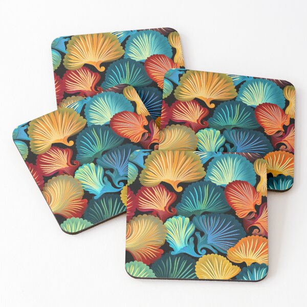 Item preview, Colorful Shell Pattern designed and sold by Myra365Art.
