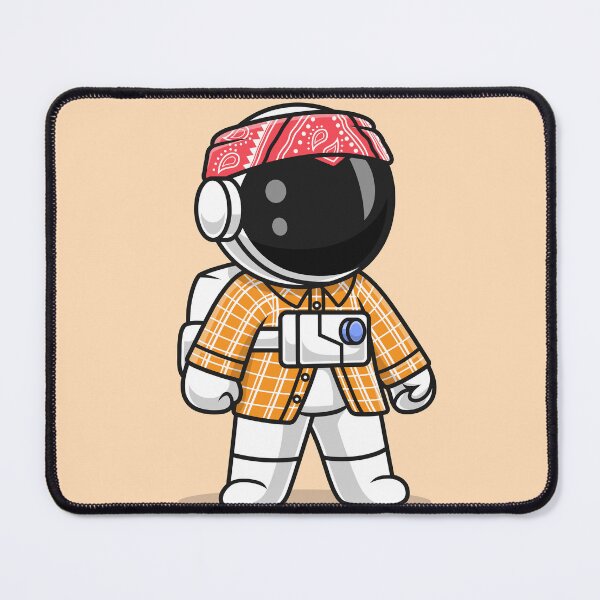 Item preview, Galactic Gangster: Cute Astronaut Gangster - Cartoon Vector Illustration designed and sold by hjian8219.