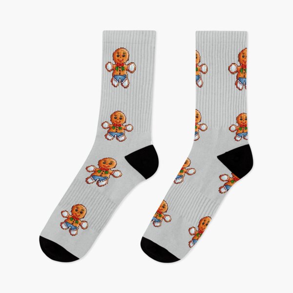 Item preview, Pixel Gingerbread Man Design Print  designed and sold by randomtdesigns.