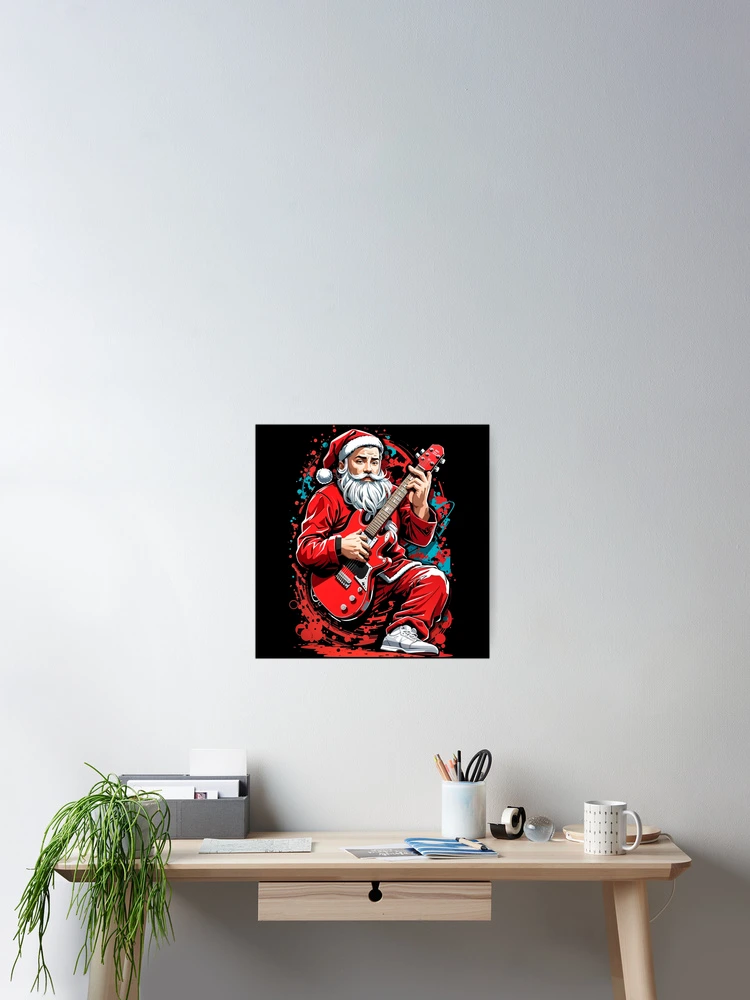 Imagen 2 de 3, Póster con la obra Santa - Rocker Collection, diseñada y vendida por OdranaDesign.
