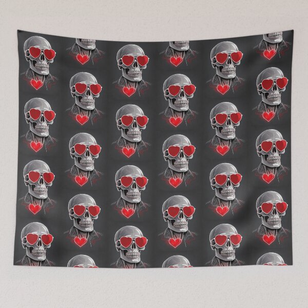Item preview, Heart shades on skull designed and sold by PiggyWonka.
