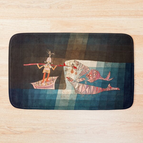 Item preview, Paul Klee | Battle Scene From The Comic Fantastic Opera 'The Seafarer' designed and sold by BossyCatHome.