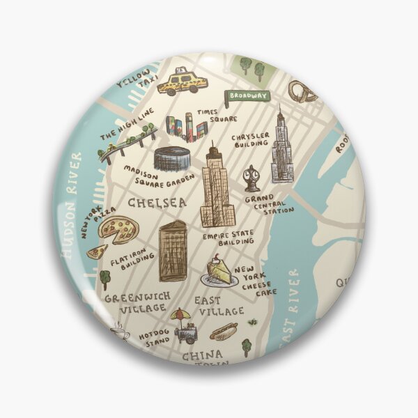 Item preview, Map of NYC designed and sold by Those Pencil Shavings.