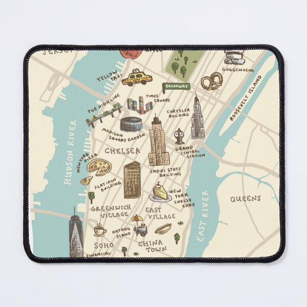 Item preview, Map of NYC designed and sold by Those Pencil Shavings.