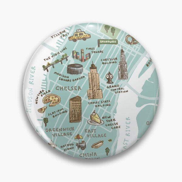 Item preview, Map of NYC designed and sold by Those Pencil Shavings.