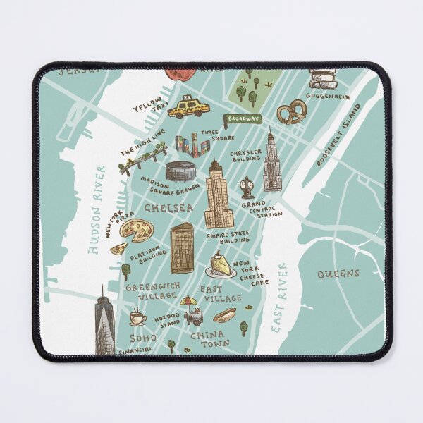 Item preview, Map of NYC designed and sold by Those Pencil Shavings.