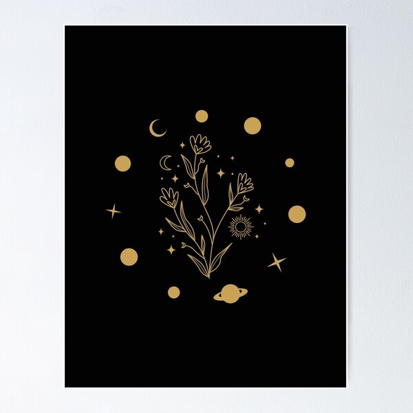 Item preview, Mystical Flower And Moon designed and sold by ColorDesings.