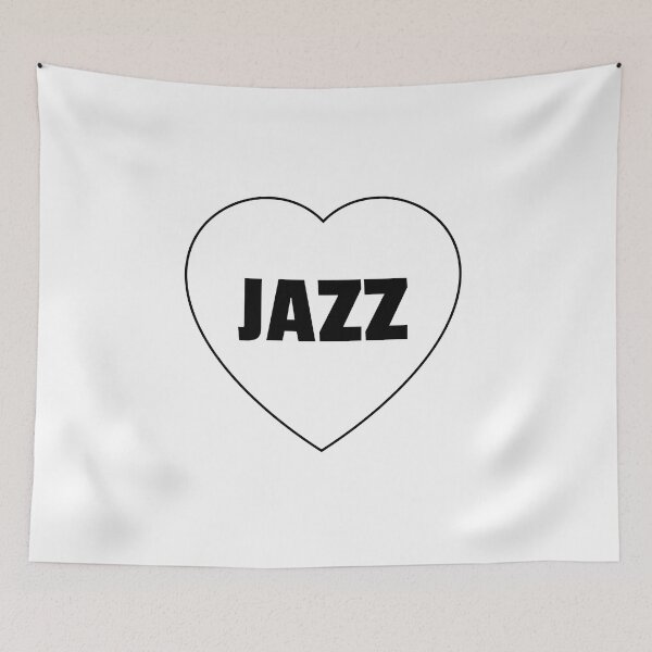 Item preview, I heart jazz - I love jazz - international jazz day designed and sold by Inspirationmotivation.
