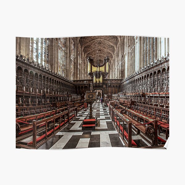 KINGS COLLEGE CHAPEL Poster