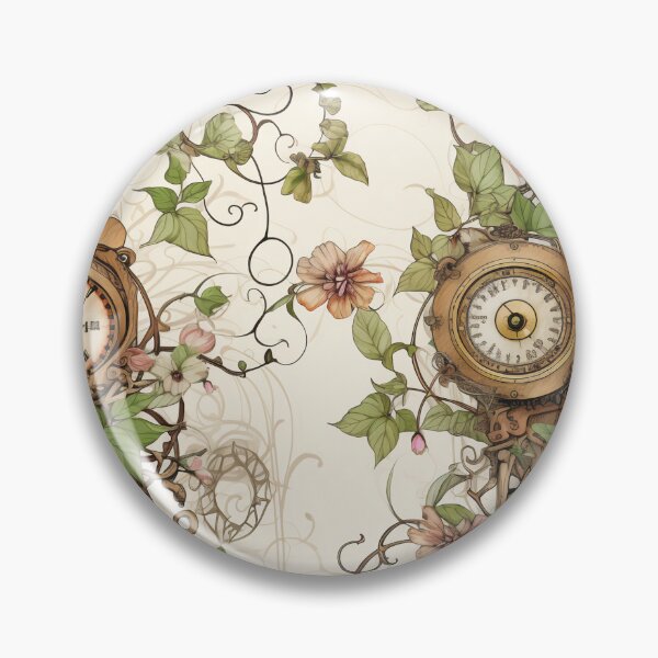 Item preview, Steampunk Flowers on old Manuscript designed and sold by BrandonArtWorld.