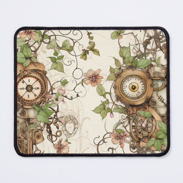 Item preview, Steampunk Flowers on old Manuscript designed and sold by BrandonArtWorld.