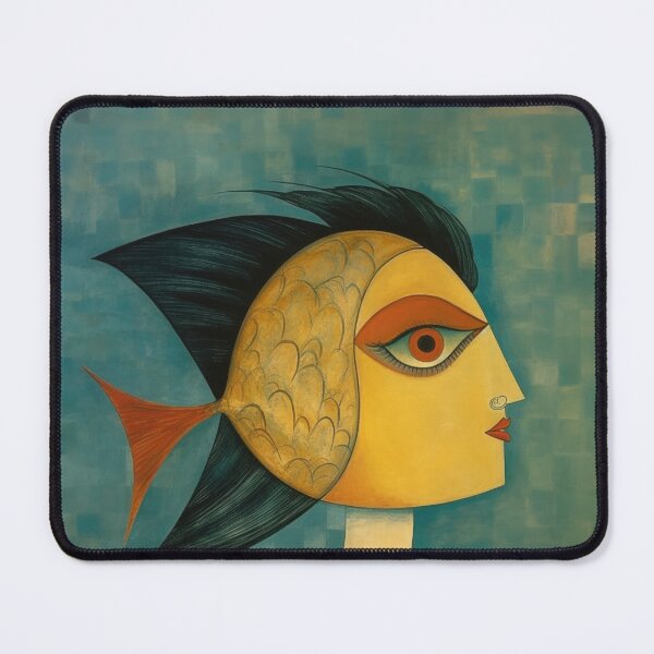 Item preview, Fish Headed Woman Moves in Water designed and sold by YoPedro.