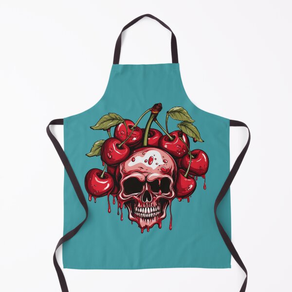 Item preview, Skulls Cherries Funny Fruit spooky cherries designed and sold by LilyBell6.