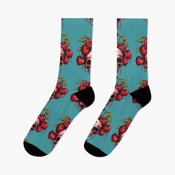 Item preview, Skulls Cherries Funny Fruit spooky cherries designed and sold by LilyBell6.