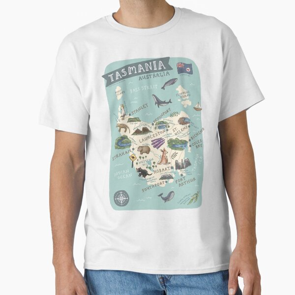 Item preview, Map of Tasmania designed and sold by Those Pencil Shavings.