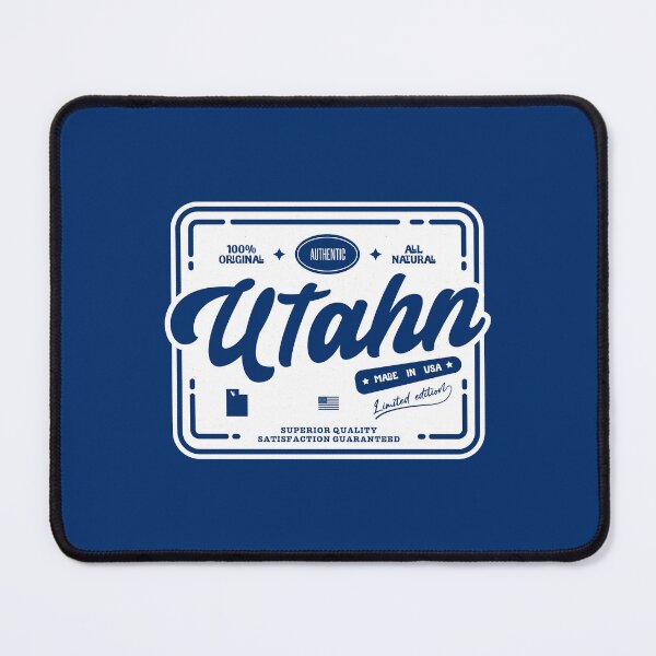 Item preview, Authentic Utahn Cool Vintage Label Print Utah Resident Gift designed and sold by semisoberme.